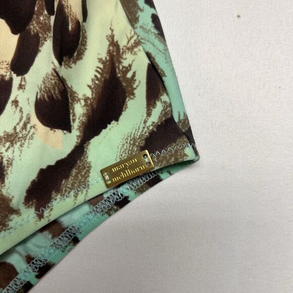 MARYAN MEHLHORN Tropical Seashell Ocean B-cup Swimsuit Fits Medium Large - Picture 3 of 9